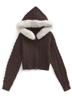 GRL mb1601 cable knit cardigan 麻花針織開襟衫 01
