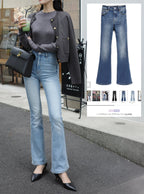 GRL cu498 high-waist flared denim pants 高腰喇叭牛仔褲 — image 1