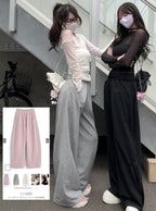 Barrel Leg Sweatpants 桶型運動長褲 [ru1832] – 1