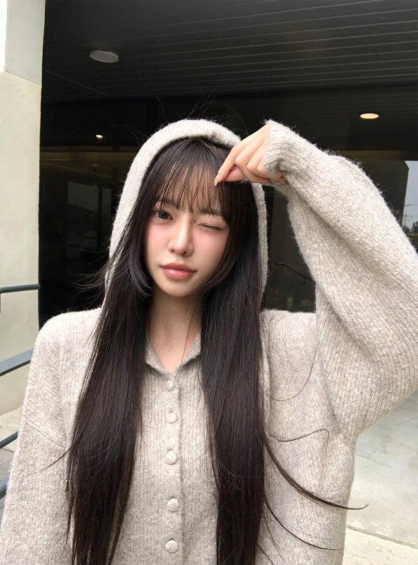 Hooded Knit Cardigan 連帽針織開襟衫 [dpk500] 2