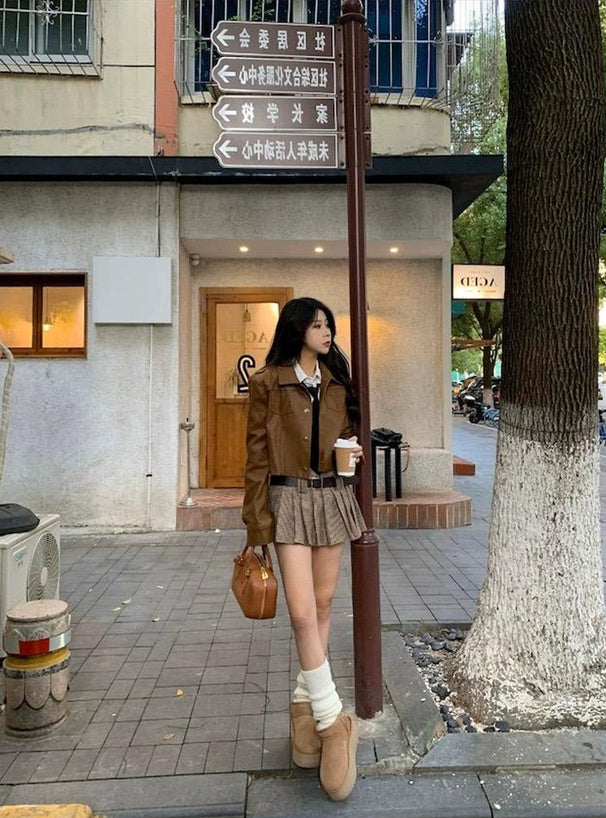 Platform Faux Fur Ankle Boots 厚底仿毛短靴 [fa049] 3