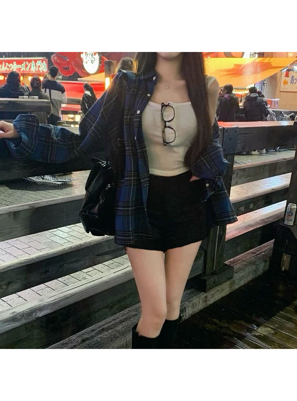 GRL ai175 Compact Stretch Shorts Black 黑色 3