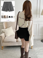 High-Waist Knit Shorts 高腰針織短褲 [an1295]