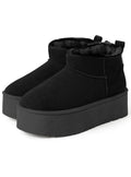 Platform Faux Fur Ankle Boots 厚底仿毛短靴 [fa049] 4