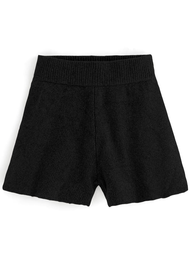High-Waist Knit Shorts 高腰針織短褲 [an1295]
