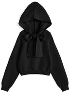 Hooded Ribbon Knit Top 連帽蝴蝶結針織上衣 [an1925] — 4