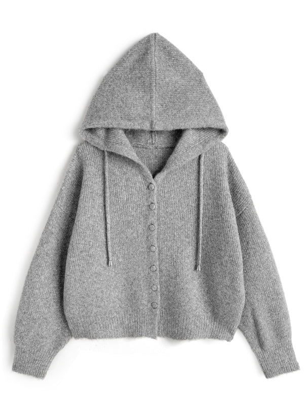 Hooded Knit Cardigan 連帽針織開襟衫 [dpk500] 4