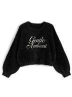 Logo Shaggy Knit Top 標誌毛絨針織上衣 [pm845] — 4