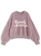 Logo Shaggy Knit Top 標誌毛絨針織上衣 [uf080] image 4