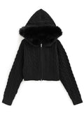 GRL mb1601 cable knit cardigan 麻花針織開襟衫 05