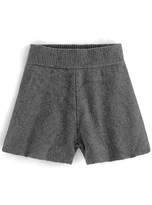 High-Waist Knit Shorts 高腰針織短褲 [an1295]