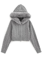 GRL mb1601 cable knit cardigan 麻花針織開襟衫 06