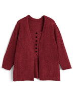 Cardigan and Bandeau Knit Set 針織開襟外套與平口上衣套裝 [lt141] 6