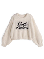 Logo Shaggy Knit Top 標誌毛絨針織上衣 [pm845] — 6