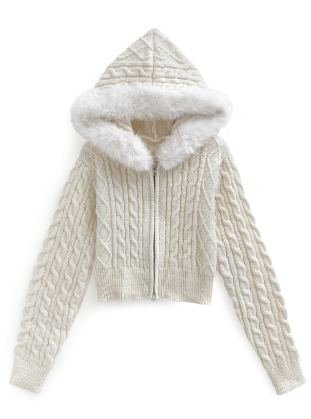 GRL mb1601 cable knit cardigan 麻花針織開襟衫 07