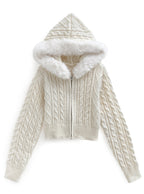 GRL mb1601 cable knit cardigan 麻花針織開襟衫 07