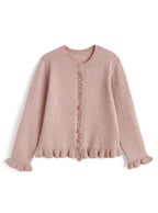 Ruffle Knit Cardigan 荷葉邊針織開襟外套 [fo2399] — 7