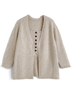 Cardigan and Bandeau Knit Set 針織開襟外套與平口上衣套裝 [lt141] 7