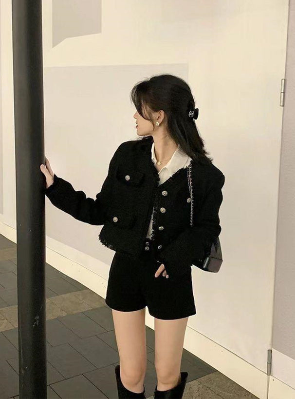 GRL ai175 Compact Stretch Shorts Black 黑色 8