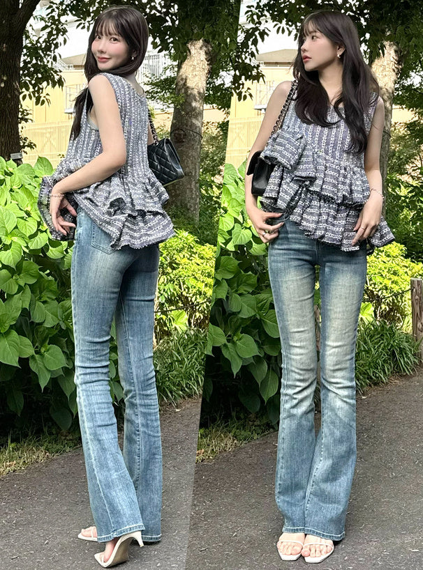 Semi-Flare Denim Pants 微喇叭牛仔褲 [cu508] — 8
