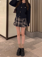 Gold-Button Knit Cardigan 金色鈕扣針織開襟衫 [fo2353] 9