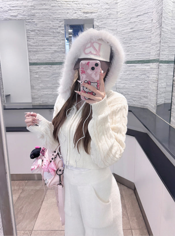 GRL mb1601 cable knit cardigan 麻花針織開襟衫 09