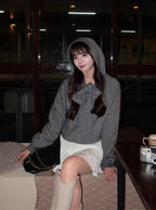 Hooded Ribbon Knit Top 連帽蝴蝶結針織上衣 [an1925] — 9