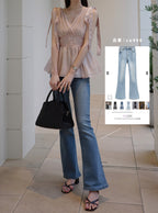 GRL cu498 high-waist flared denim pants 高腰喇叭牛仔褲 — image 9