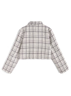 GRL gn649 Bow Tweed Check Jacket 蝴蝶結格紋斜紋軟呢風外套 9
