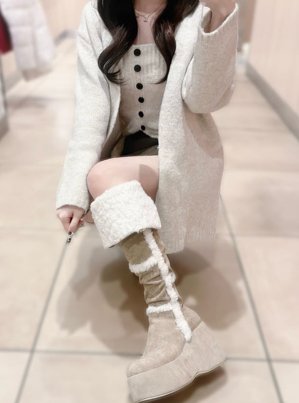 Cardigan and Bandeau Knit Set 針織開襟外套與平口上衣套裝 [lt141] 9