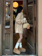 Platform Faux Fur Ankle Boots 厚底仿毛短靴 [fa049] 10