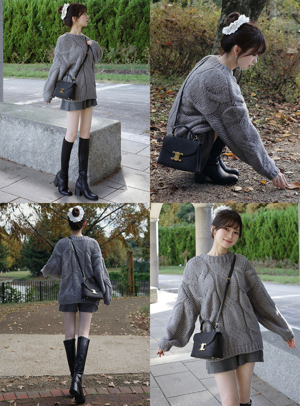 High-Waist Knit Shorts 高腰針織短褲 [an1295]