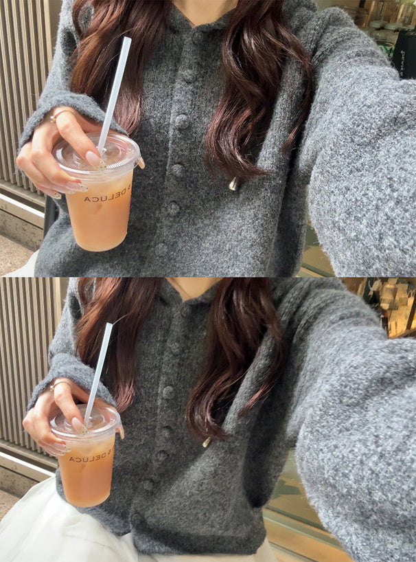 Hooded Knit Cardigan 連帽針織開襟衫 [dpk500] 10