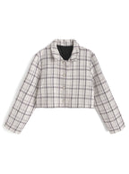GRL gn649 Bow Tweed Check Jacket 蝴蝶結格紋斜紋軟呢風外套 10