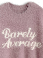 Logo Shaggy Knit Top 標誌毛絨針織上衣 [uf080] image 10