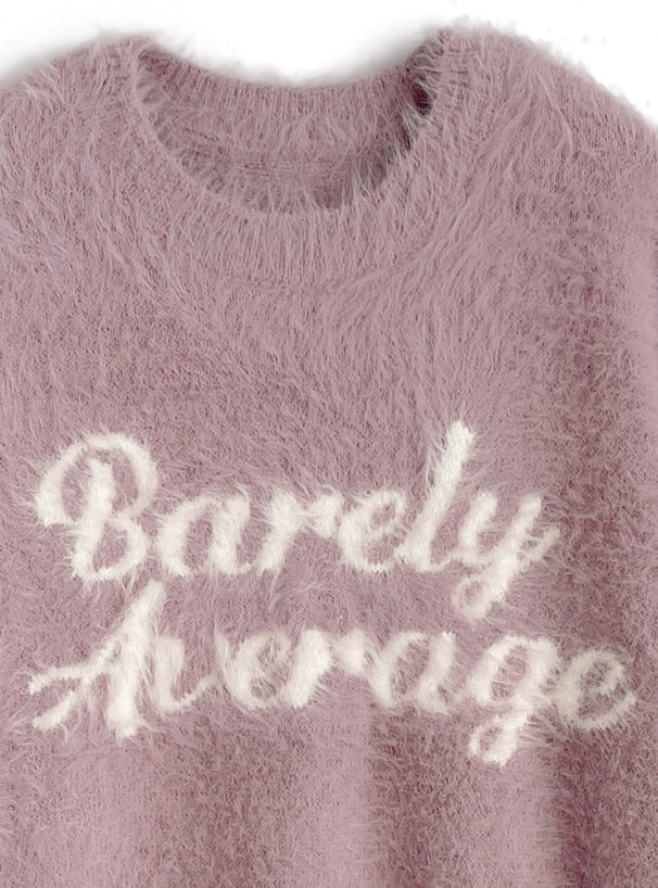 Logo Shaggy Knit Top 標誌毛絨針織上衣 [uf080] image 10