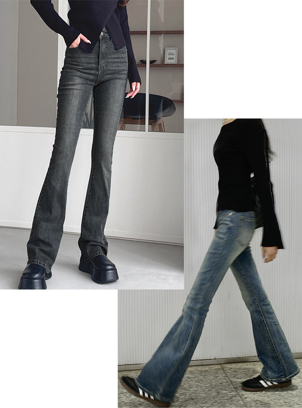 Semi-Flare Denim Pants 微喇叭牛仔褲 [cu508] — 11