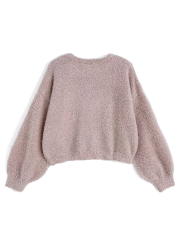 Logo Shaggy Knit Top 標誌毛絨針織上衣 [pm845] — 11