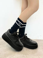 Buckle Platform Sneakers 扣環厚底運動鞋 [zr1182] – 11