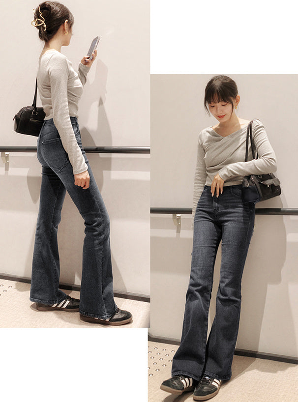 GRL cu498 high-waist flared denim pants 高腰喇叭牛仔褲 — image 12
