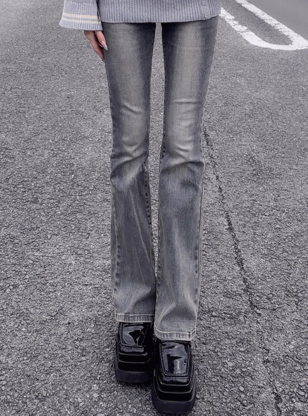 Semi-Flare Denim Pants 微喇叭牛仔褲 [cu508] — 12