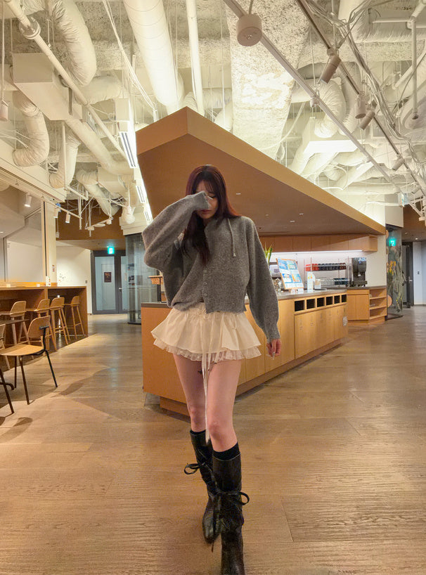 Hooded Knit Cardigan 連帽針織開襟衫 [dpk500] 12
