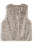 Shimmer Shaggy Faux Fur Vest 閃亮長毛仿皮草背心 [pm1007]