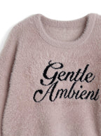 Logo Shaggy Knit Top 標誌毛絨針織上衣 [pm845] — 12