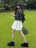 Platform Faux Fur Ankle Boots 厚底仿毛短靴 [fa049] 13