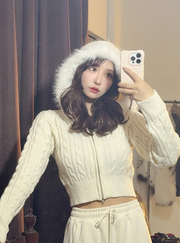 GRL mb1601 cable knit cardigan 麻花針織開襟衫 13