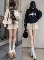 High-Waist Knit Shorts 高腰針織短褲 [an1295]