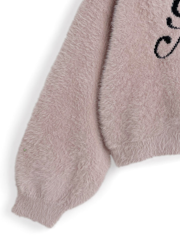 Logo Shaggy Knit Top 標誌毛絨針織上衣 [pm845] — 13