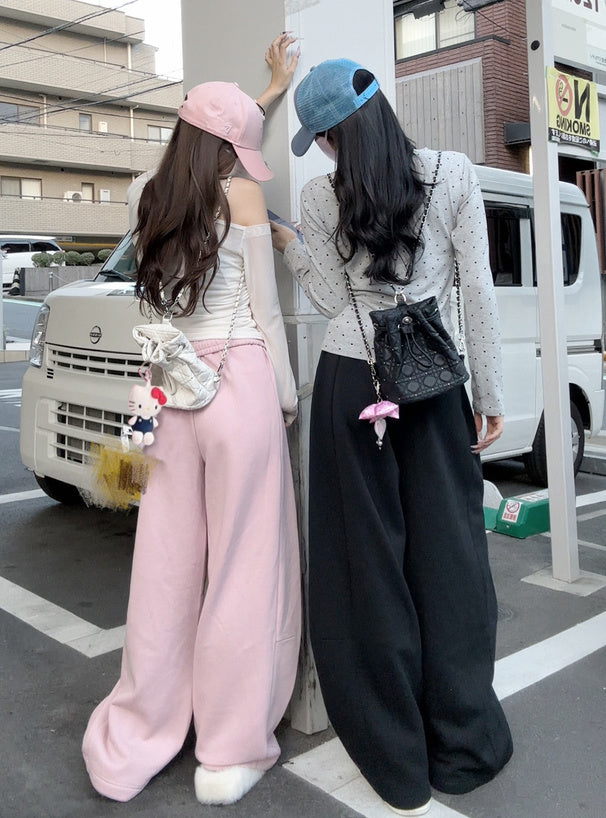 Barrel Leg Sweatpants 桶型運動長褲 [ru1832] – 13