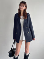al275 Double-Breasted Tailored Blazer 雙排鈕扣西裝外套 — 14